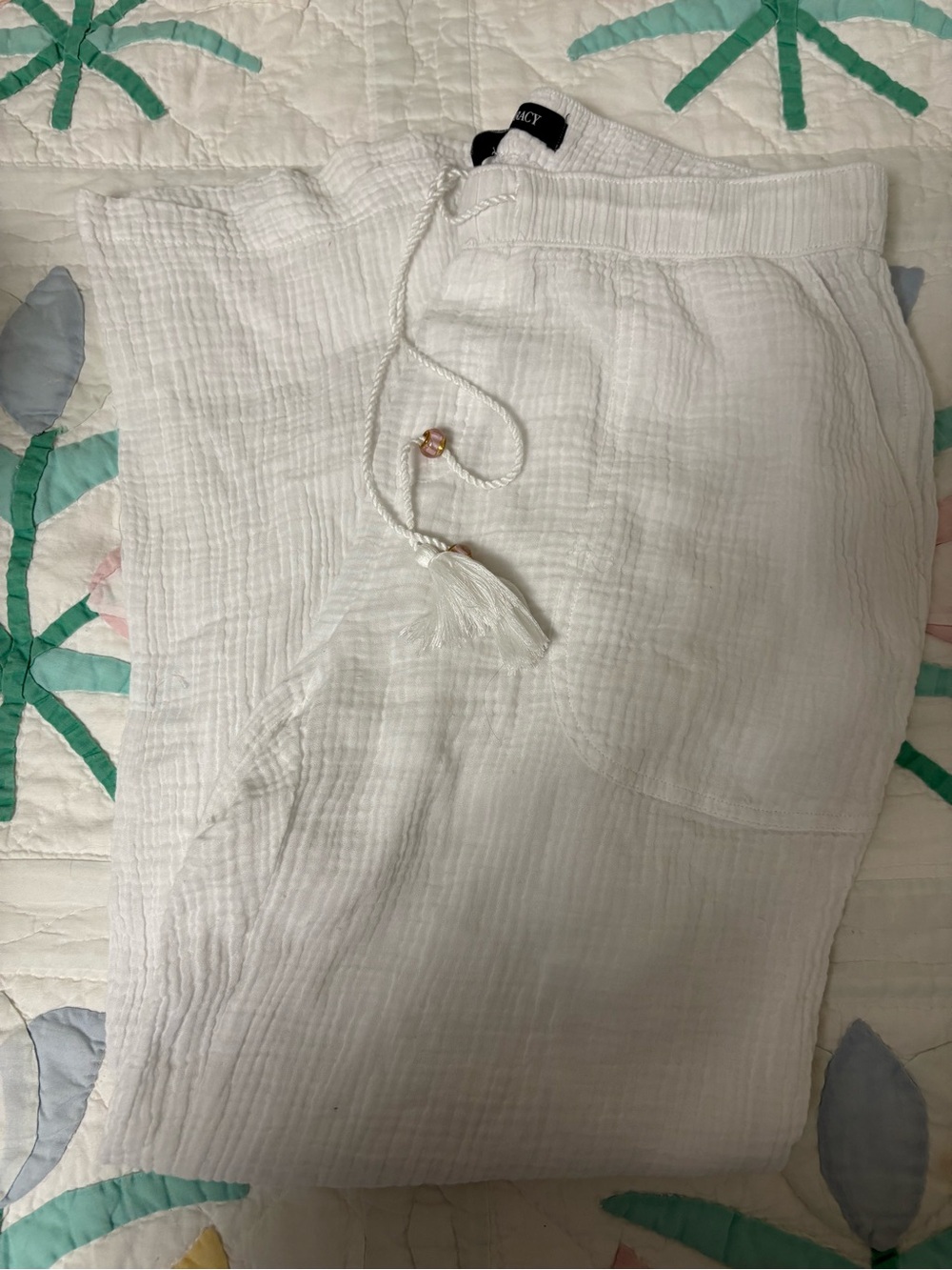 Gauze pants